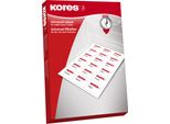 Etichette Universali Kores 210 X 297 Mm Bianche 500 Etichette Su 500 Fogli