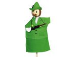 Goki 51989 Burattino A Mano Cacciatore, Verde (1 Pezzo)