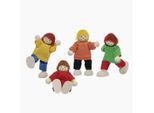 Goki 51897 Bambole Pieghevoli Per Bambini, Multicolore (1 Set)