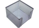 Q-Connect® KF00881 Scatola Per Appunti In Filo Metallico - Argento