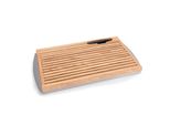 Tagliere Per Pane Con Vassoio In Acciaio Inox, 47X25,5 Cm