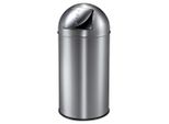 Eko - Pushcan 40 Liter - Stainless Steel - Matt Edelstahl