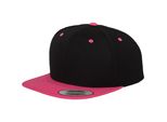 Flexfit 6089MT | Cappellino Classico A Due Toni - Colore: Nero/Rosa - Taglia: Unica