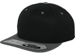 Flexfit 110 | 110 Fitted Snapback Cap / Berretto / Beanie / Cappello - Colore: Nero/Grigio - Taglia: Unica