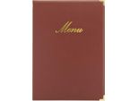 Securit MC-CRA4-WR Cartella Per Menu Securit Classic, A4, Rosso Vino