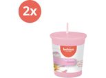 Bolsius - True Scents - Candela Votiva Rotonda - 53/45 - Magnolia - Confezione Risparmio - 2 Pezzi