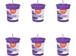 Bolsius - True Scents - Candela Votiva Rotonda - 53/45 - Lavanda - Confezione Risparmio - 6 Pezzi