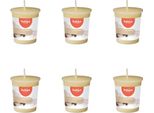 Bolsius - True Scents - Candela Votiva Rotonda - 53/45 - Vaniglia - Confezione Risparmio - 6 Pezzi