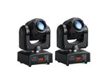 Somspot Gobos A Testa Mobile, 30W Led, Controllo Dmx, 7 Modelli, Effetti Rgbw, 2 Pezzi, Spina Ue