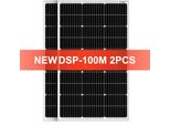 Pannello Solare, Silicio Monocristallino, Potenza Massima 100W, 18 V 200W