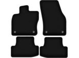 Tappetini In Velluto Per Audi Q2 (2016-, Crossover) Neri, Set 4 Pz, Con Fissaggi