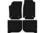 Tappetini In Velluto Per Audi 100 C4 (1991-1994, Avant, Station Wagon, Berlina) Neri, Set 4 Pz, Con Fissaggi