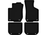 Tappetini In Velluto Per Audi A3 8L (1996-2001, Hatchback) Neri, Set 4 Pz, Con Fissaggi