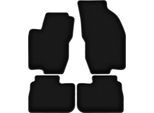 Tappetini In Velluto Per Alfa Romeo 156 (2000-2006, Berlina, Station Wagon, Estate) Neri, Set 4 Pz, Con Fissaggi