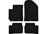Tappetini In Velluto Per Kia Picanto Ii Je (2011-2017, Hatchback) Neri, Set 4 Pz, Con Fissaggi