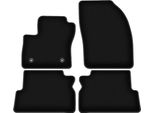 Tappetini In Velluto Per Ford C-MAX MK2 (2011-2015, Minivan) Neri, Set 4 Pz, Con Fissaggi