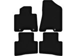 Tappetini In Velluto Per Kia Sportage Iv (2015-, Suv) Neri, Set 4 Pz, Con Fissaggi
