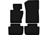 Tappetini In Velluto Per Bmw X3 E83 (2003-2010, Suv) Neri, Set 4 Pz, Con Fissaggi
