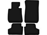 Tappetini In Velluto Per Bmw 3 E93 (2004-2011, Cabriolet) Neri, Set 4 Pz, Con Fissaggi