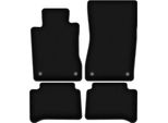 Tappetini In Velluto Per Mercedes E W211 (2002-2009, Berlina, Station Wagon) Neri, Set 4 Pz, Con Fissaggi