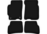 Tappetini In Velluto Per Mazda 626 V Gf (1997-2002, Station Wagon, Liftback, Berlina) Neri, Set 4 Pz, Con Fissaggi