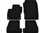 Tappetini In Velluto Per Ford Focus MK3 (2010-2018, Hatchback, Berlina, Station Wagon) Neri, Set 5 Pz, Con Fissaggi