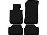 Tappetini In Velluto Per Bmw 1 F21 (2011-2019, Hatchback) Neri, Set 4 Pz, Con Fissaggi