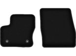 Tappetini In Velluto Per Ford Transit Connect (2013-2017, Furgone) Neri, Set 2 Pz, Con Fissaggi