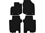 Tappetini In Velluto Per Honda Jazz Iii (2011-2014, Hatchback) Neri, Set 4 Pz, Con Fissaggi