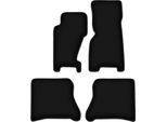 Tappetini In Velluto Per Jeep Grand Cherokee Wj (1998-2004, Fuoristrada) Neri, Set 4 Pz, Con Fissaggi