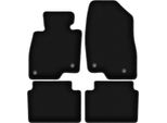 Tappetini In Velluto Per Mazda 6 Gj Iii (2012-, Station Wagon) Neri, Set 4 Pz, Con Fissaggi