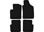 Tappetini In Velluto Per Lancia Ypsilon Iii (2011-, Hatchback) Neri, Set 4 Pz, Con Fissaggi