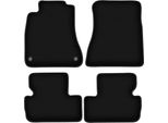 Tappetini In Velluto Per Lexus Is Ii (2005-2013, Berlina) Neri, Set 4 Pz, Con Fissaggi