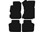 Tappetini In Velluto Per Daewoo Arcadia (1991-1996, Berlina) Neri, Set 4 Pz, Con Fissaggi