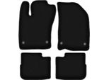 Tappetini In Velluto Per Fiat Tipo Ii (2015-, Berlina) Neri, Set 4 Pz, Con Fissaggi