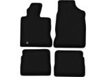 Tappetini In Velluto Per Chrysler Pt Cruiser (2000-2010, Cabrio, Hatchback) Neri, Set 4 Pz, Con Fissaggi