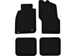 Tappetini In Velluto Per Mitsubishi Carisma (1995-2004, Berlina, Liftback, Hatchback) Neri, Set 4 Pz, Con Fissaggi
