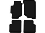 Tappetini In Velluto Per Honda Accord Vi (1997-2002, Station Wagon, Berlina, Type-R) Neri, Set 4 Pz, Con Fissaggi