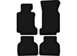 Tappetini In Velluto Per Bmw 7 E38 (1994-2001, Berlina) Neri, Set 4 Pz, Con Fissaggi