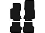 Tappetini In Velluto Per Jaguar S-Type X204 (2002-2008, Berlina) Neri, Set 4 Pz, Con Fissaggi