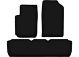 Tappetini In Velluto Per Citroen Xsara Picasso (1997-2010, Minivan) Neri, Set 4 Pz, Con Fissaggi