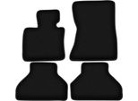 Tappetini In Velluto Per Bmw X6 E71 (2008-2014, Suv) Neri, Set 4 Pz, Con Fissaggi