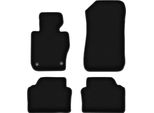 Tappetini In Velluto Per Bmw 3 E90 Xdrive (2004-2011, Berlina) Neri, Set 4 Pz, Con Fissaggi