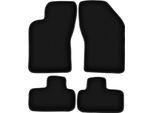 Tappetini In Velluto Per Fiat Coupe I (1994-2000, Coupé) Neri, Set 4 Pz, Con Fissaggi
