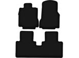Tappetini In Velluto Per Mercedes Vaneo W414 (2001-2005, Minivan) Neri, Set 3 Pz, Con Fissaggi
