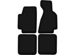 Tappetini In Velluto Per Audi 80 B5 (1994-2000, Cabriolet) Neri, Set 4 Pz, Con Fissaggi