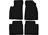 Tappetini In Velluto Per Kia Opirus (2002-2011, Berlina) Neri, Set 4 Pz, Con Fissaggi