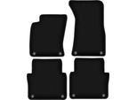 Tappetini In Velluto Per Audi A8 D3 (2002-2009, Berlina) Neri, Set 4 Pz, Con Fissaggi