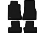 Tappetini In Velluto Per Ford Mustang MK5 (2004-2014, Coupé) Neri, Set 4 Pz, Con Fissaggi
