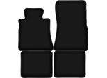 Tappetini In Velluto Per Mercedes Se W126 (1979-1991, Berlina) Neri, Set 4 Pz, Con Fissaggi